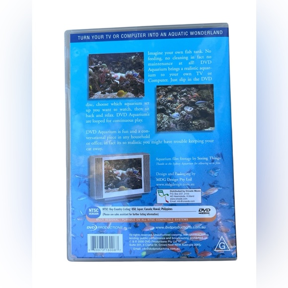Oreade Music: Aquarium-DVD (DVD) Turn Your Television Into An Aquarium - Picture 2 of 3